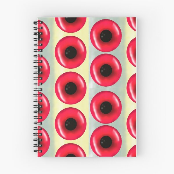 Item preview, Red Black Seamless Pattern – Hand Drawn Geometric Circle Design designed and sold by martinspixs.