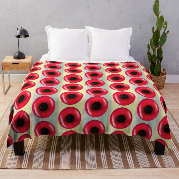 Item preview, Red Black Seamless Pattern – Hand Drawn Geometric Circle Design designed and sold by martinspixs.