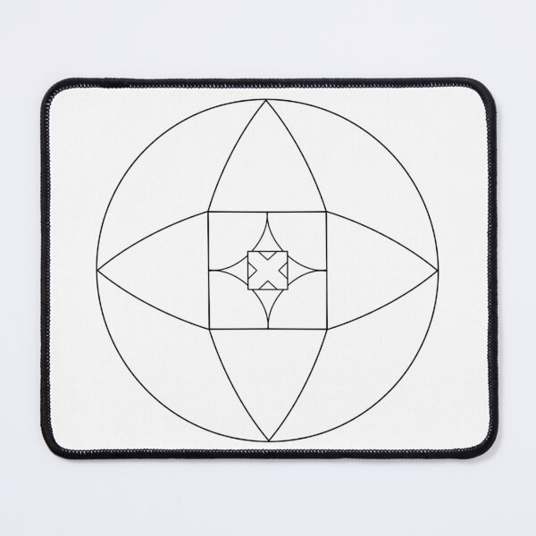 Item preview, Sacred Geometry Minimalist Line Art Mandala designed and sold by FioreDiCiliegio.