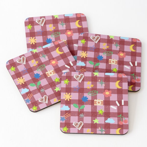 Item preview, Retro Pop Icon Grid — Colorful Checkerboard Pattern Stickers, T-Shirts, Phone Cases, Tote Bags, Notebooks, Mugs, Pillows, Art Prints, Laptop Sleeves, Leggings, Dresses, and Backpacks designed and sold by ArtwithRabbit.