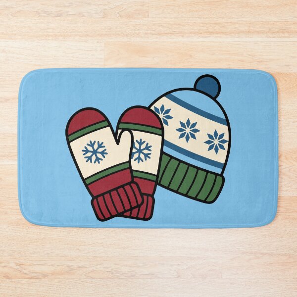 Item preview, Cozy Winter Mittens and Knit Beanie Hat designed and sold by AIG - Andrei Ilie Graphics.