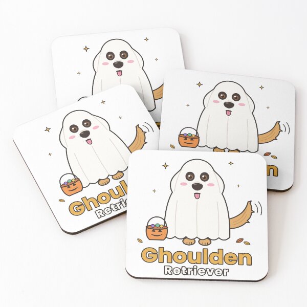 Item preview, Golden Retriever Ghost – Funny Ghoulden Retriever Dog Halloween Design designed and sold by Aurora Prints.