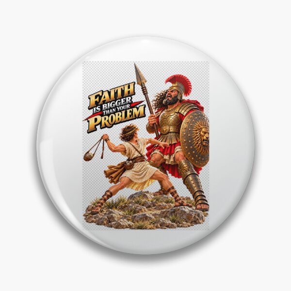 Item preview, Faith Is Bigger Than Your Problem — David and Goliath designed and sold by PeanutGalSean.