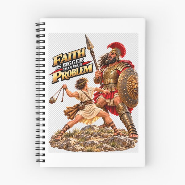 Item preview, Faith Is Bigger Than Your Problem — David and Goliath designed and sold by PeanutGalSean.