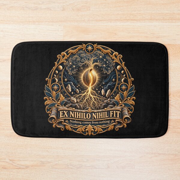Item preview, Ex Nihilo Nihil Fit Latin Motto – Celestial Seed Tree of Life Embroidery designed and sold by Emoji Emblems.