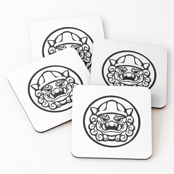 Item preview, Okinawa Shisa on Duty | シーサー勤務中 B&W designed and sold by Ocean64.