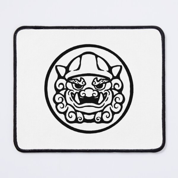 Item preview, Okinawa Shisa on Duty | シーサー勤務中 B&W designed and sold by Child-64.