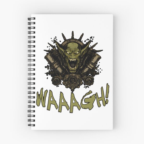 Artikelvorschau, Orks Waaagh - Kriegsboss entworfen und verkauft von NeshWork.