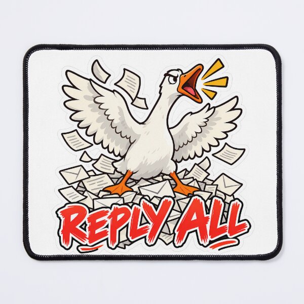 Item preview, Reply All Angry Goose Email Chaos designed and sold by Mordenrox.