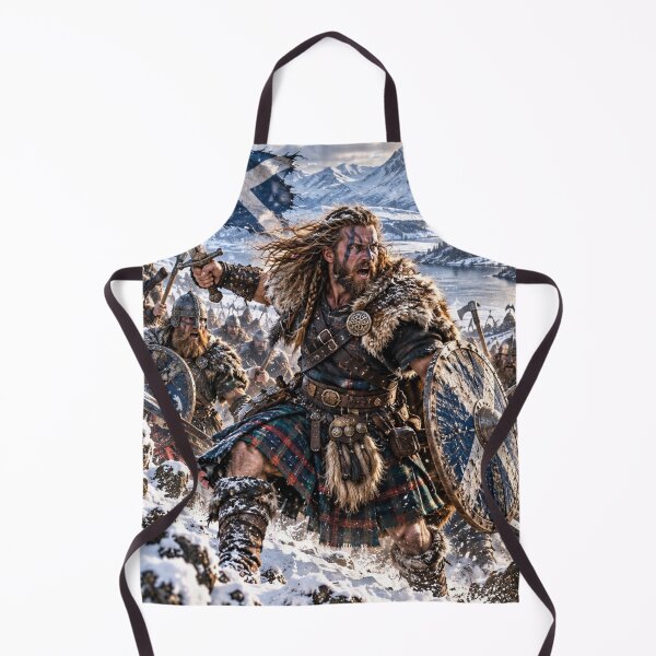 Item preview, Highland Warrior – Scottish Battle Cry in the Snow  designed and sold by Redcon-fantasy.