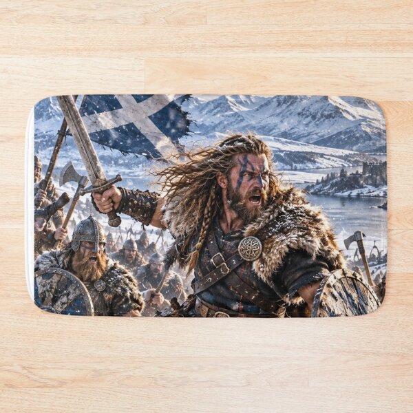 Item preview, Highland Warrior – Scottish Battle Cry in the Snow  designed and sold by Redcon-fantasy.