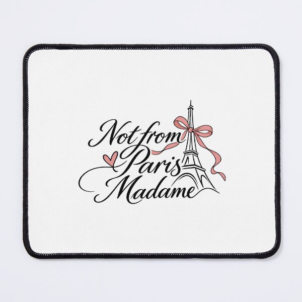 Item preview, Not From Paris Madame Eiffel Tower - Coquette Ribbon Bow Graphic designed and sold by VYBEHAUS.