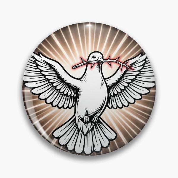 Item preview, Dove And Thorns Peace Art designed and sold by Gangster-Design.