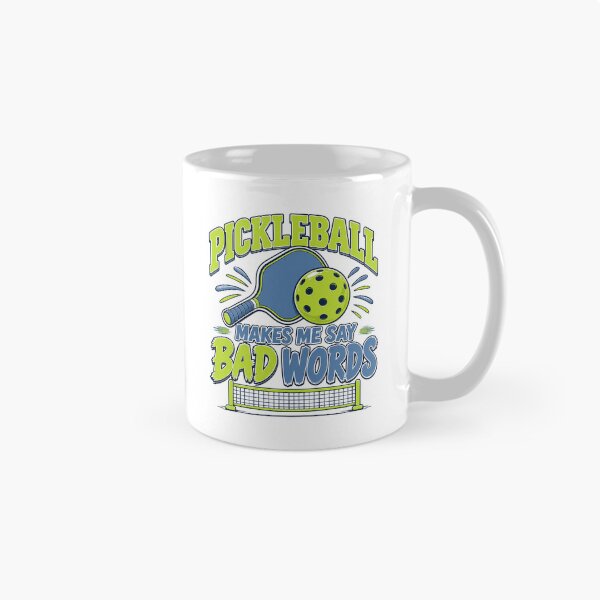 Item preview, Pickleball Makes Me Say Bad Words designed and sold by Wear It Anyway Designs.