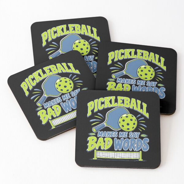 Item preview, Pickleball Makes Me Say Bad Words designed and sold by Wear It Anyway Designs.