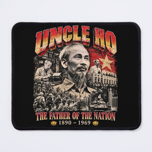 Item preview, Uncle Ho The Father of The Nation Ho Chi Minh Vintage Bootleg Collage designed and sold by Neurospicy Trolls.
