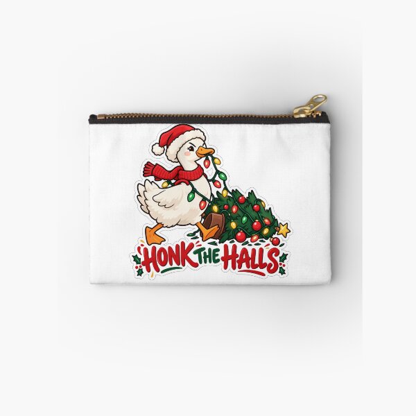 Item preview, Honk the Halls Christmas Goose designed and sold by Mordenrox.