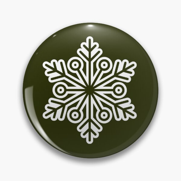 Item preview, Winter Snowflake Olive Green Seamless Pattern Art designed and sold by ​Jyoti Digital Artist.