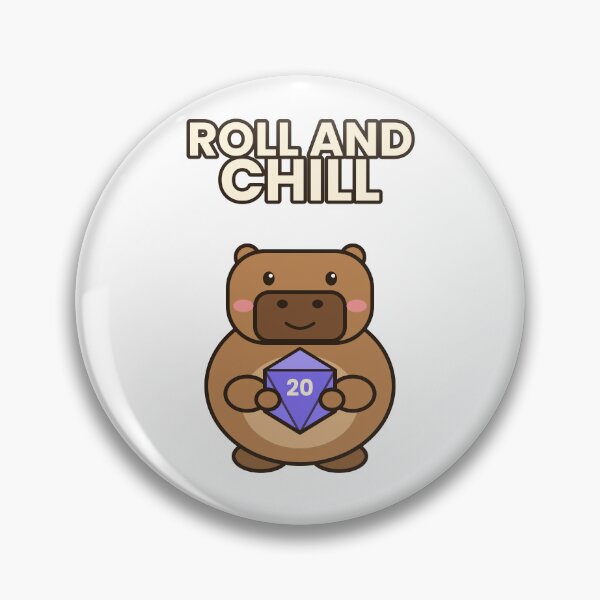 Item preview, Roll and Chill Capybara designed and sold by Rev22.