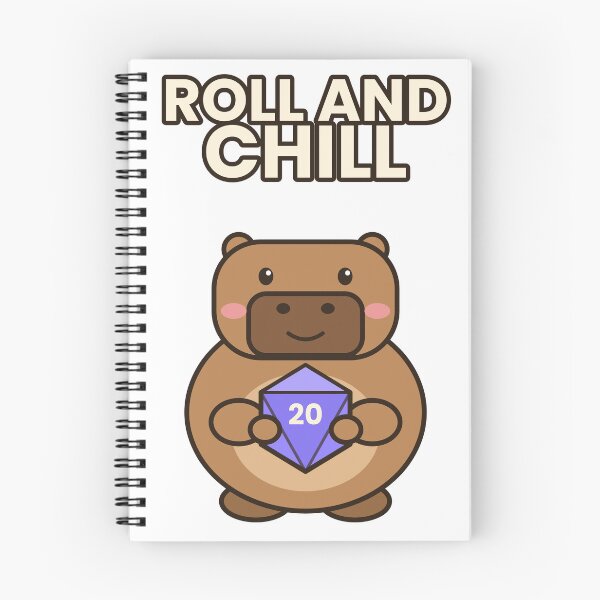 Item preview, Roll and Chill Capybara designed and sold by Rev22.