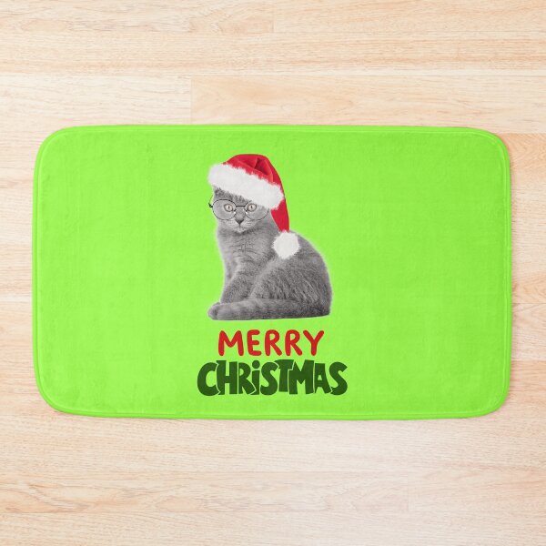 Item preview, Cute British Shorthair Merry Christmas Holiday Art designed and sold by stormk10.
