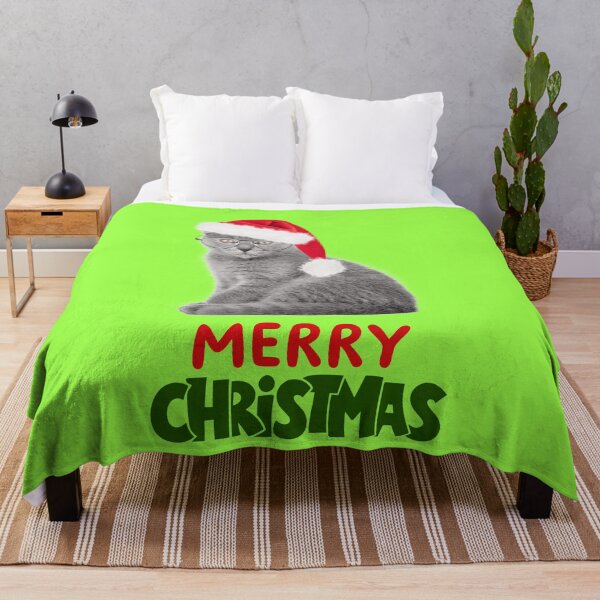 Item preview, Cute British Shorthair Merry Christmas Holiday Art designed and sold by stormk10.
