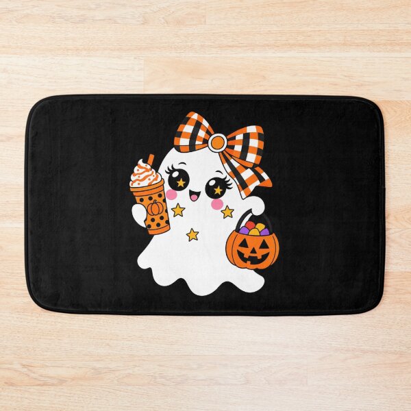 Item preview, Halloween Boujee Ghost Pumpkin Coffee Luxury Glam designed and sold by Thread&Fable.
