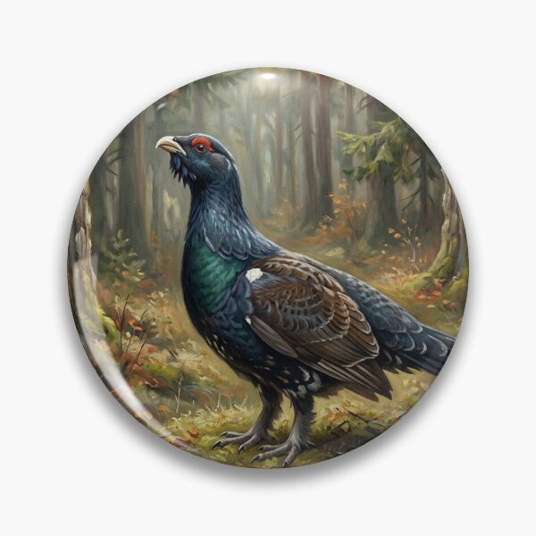 Artikelvorschau, Majestätische Auerhahnjagd-Kunst entworfen und verkauft von TammyHunterArt.