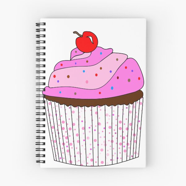 Artikelvorschau, Niedlicher rosa Cupcake mit Streuseln entworfen und verkauft von Sartoris Art.