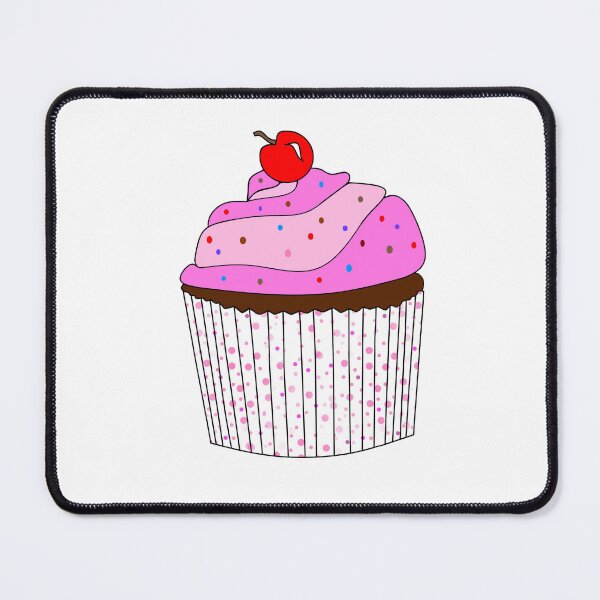 Item preview, Cute Pink Cupcake With Sprinkles designed and sold by Sartoris Art.