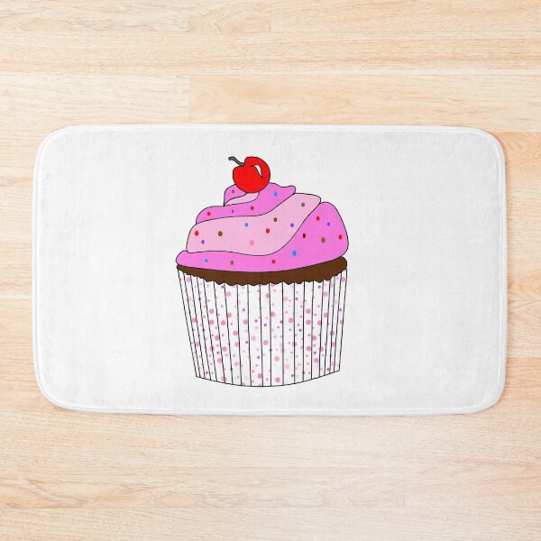 Item preview, Cute Pink Cupcake With Sprinkles designed and sold by Sartoris Art.