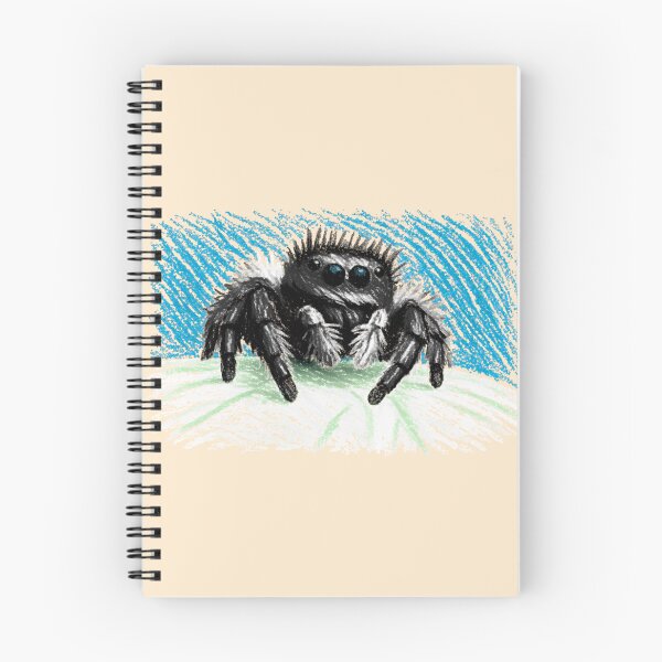 Item preview, Jumping Spider Crayon Art designed and sold by The Spood Shop.