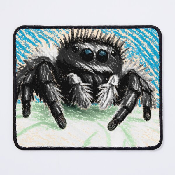 Item preview, Jumping Spider Crayon Art designed and sold by The Spood Shop.