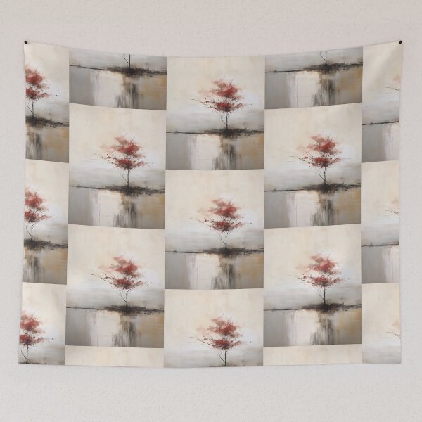 Item preview, Wabi sabi and japandi inspired autumn tree designed and sold by filigreedigital.