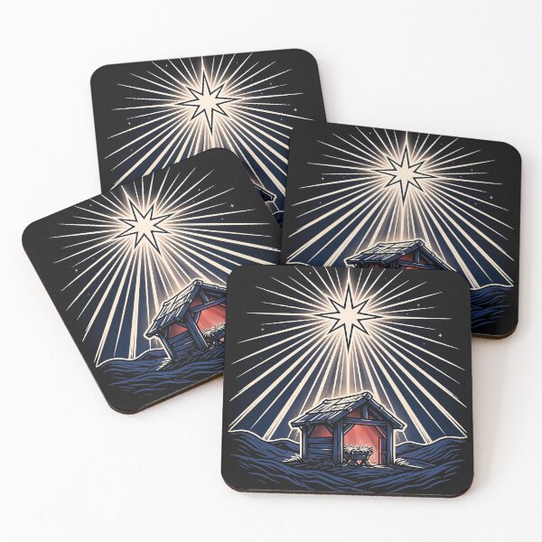 Item preview, Manger And Star Holy Night Art designed and sold by Gangster-Design.