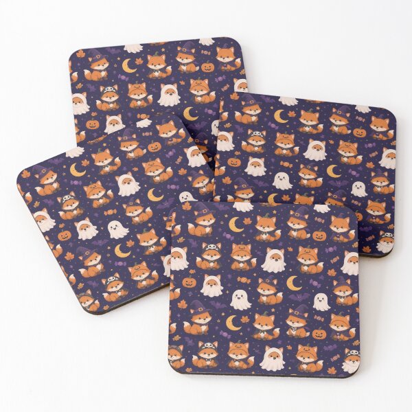 Item preview, Cute Halloween Costume Foxes designed and sold by A1RB.