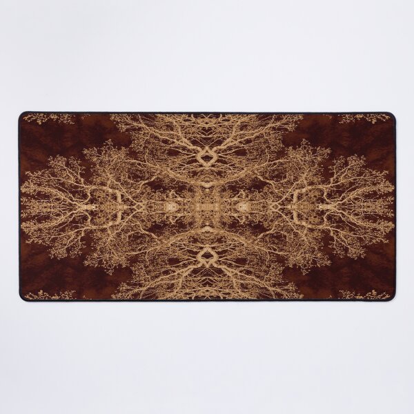 Item preview, Antique Gold Branch Kaleidoscope – Luxurious Botanical Pattern designed and sold by SulkaCreative.