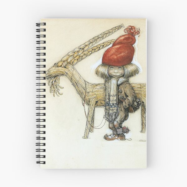Item preview, Tomte and Yule Goat - John Bauer designed and sold by forgottenbeauty.