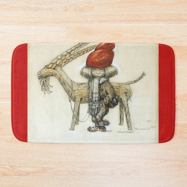 Item preview, Tomte and Yule Goat - John Bauer designed and sold by forgottenbeauty.