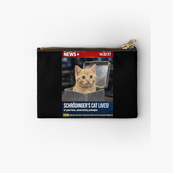 Item preview, Schrödinger’s Cat Lives! designed and sold by Aleksandar Kostjuk.
