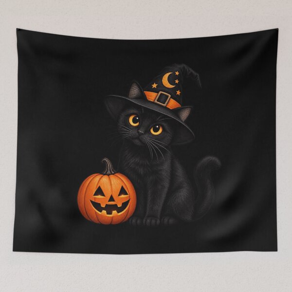 Item preview, Witch Cat (Halloween) designed and sold by MEMERY MUSEUM.