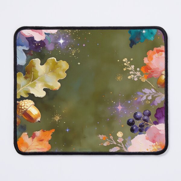 Item preview, Enchanted Autumn Floral Watercolor Celestial Botanical Art designed and sold by soulfulpalette.