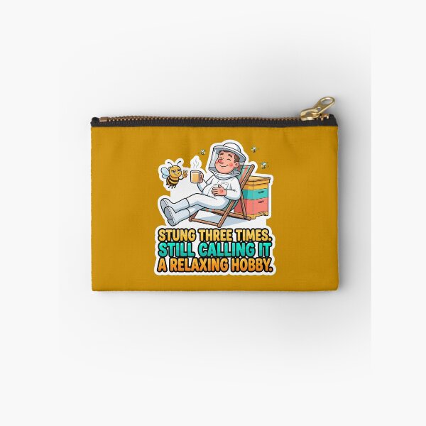 Item preview, Stung Three Times Still Calling It A Relaxing Hobby Funny Beekeeper Gift designed and sold by TribeGlyph.