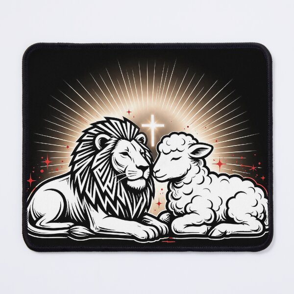 Item preview, Lion And Lamb Peace Art designed and sold by Gangster-Design.