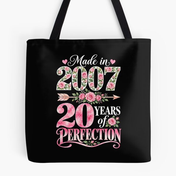 Item preview, Made in 2007 20 Years of Perfection Pink Floral 20th Birthday designed and sold by G350.