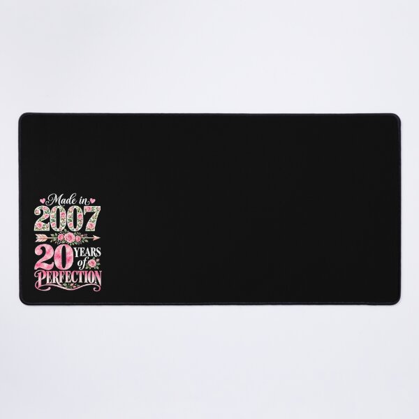 Item preview, Made in 2007 20 Years of Perfection Pink Floral 20th Birthday designed and sold by G350.
