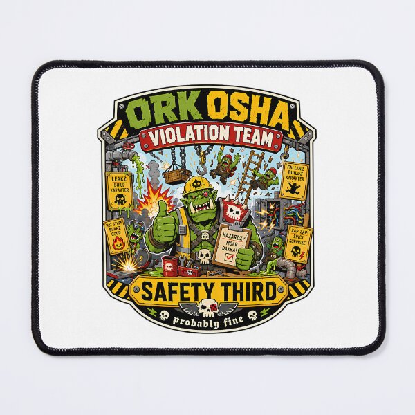 Item preview, Ork Osha Violation Team designed and sold by NeshWork.