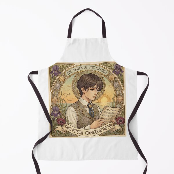 Item preview, Taro Mitsuki in the style of Alphonse Mucha designed and sold by Solace Sparkles.