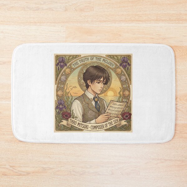 Item preview, Taro Mitsuki in the style of Alphonse Mucha designed and sold by Solace Sparkles.
