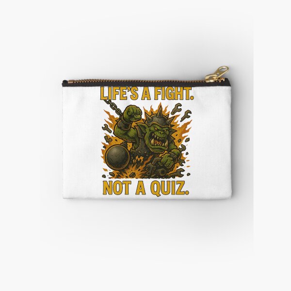 Artikelvorschau, Das Leben ist ein Kampf. Kein Quiz. – Ork-Shirt entworfen und verkauft von NeshWork.